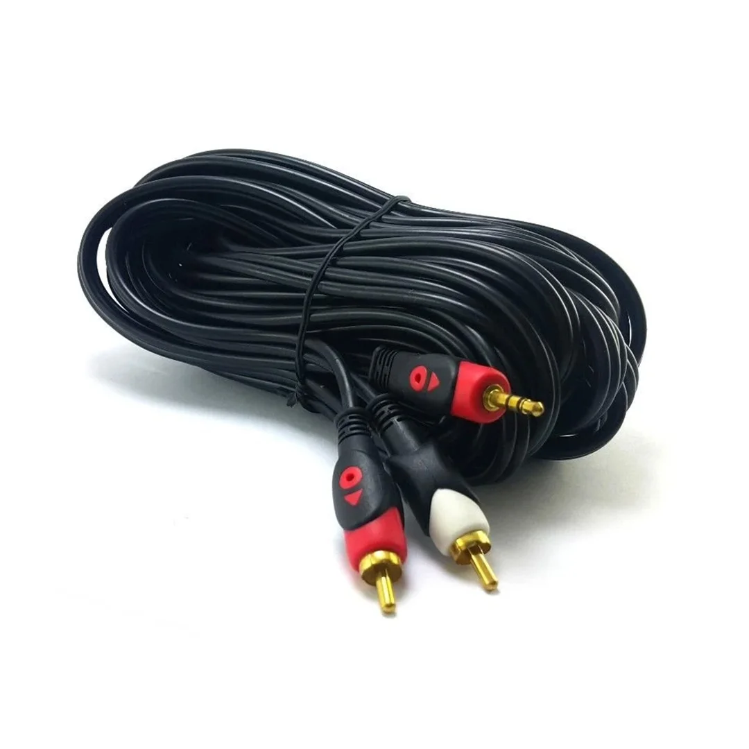 Fully---2RCA-3,5mm-Stereo-Aux-Kablo-5Metre