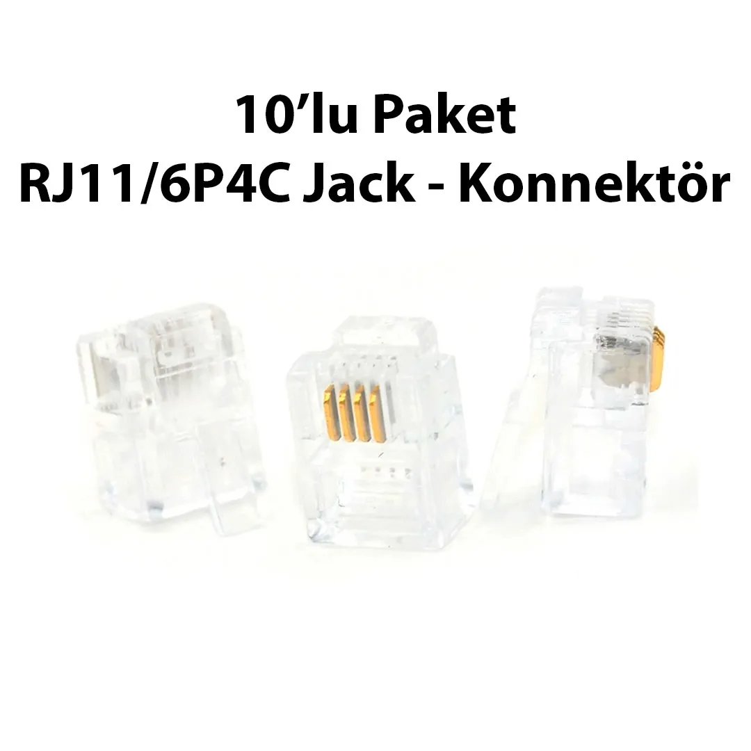 RJ11-Konnektör-RJ-11-6P4C-RJ11-Jack-10-Adet-Telefon-Jackı