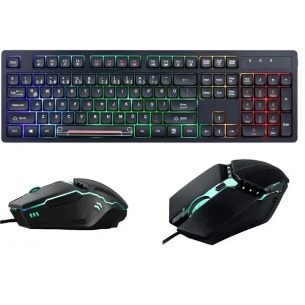 Gaming-Chocolate-Style-Klavye-+-Mouse-Set---Concord-C-66